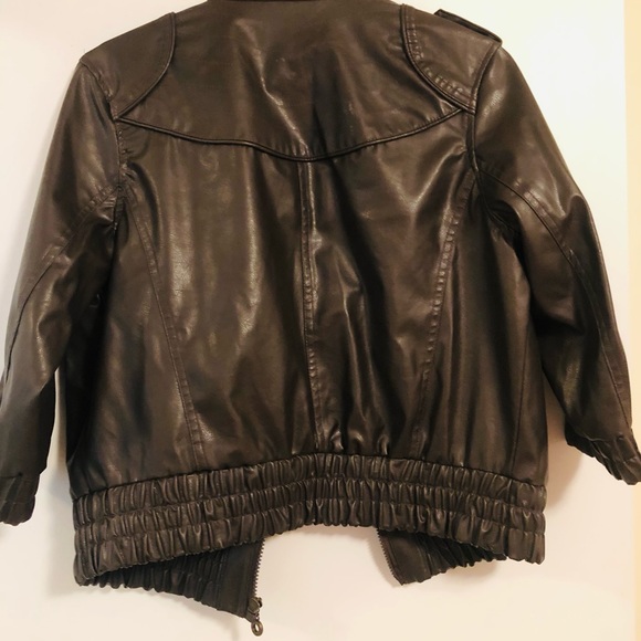 PARIS BLUES Vintage brown leather jacket S - Picture 7 of 16